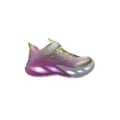 Zapatillas Skechers Luces Cosmic Glow Plata